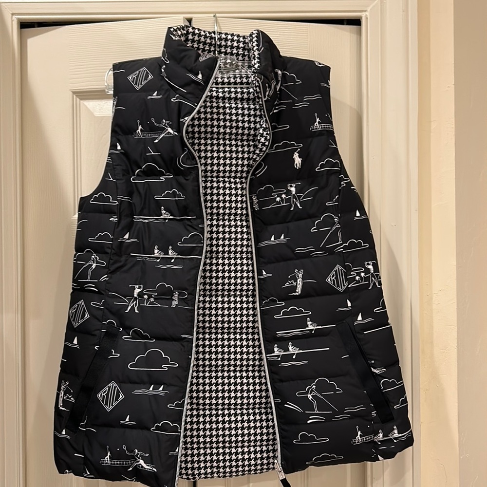 Ralph Lauren reversible golf vest S